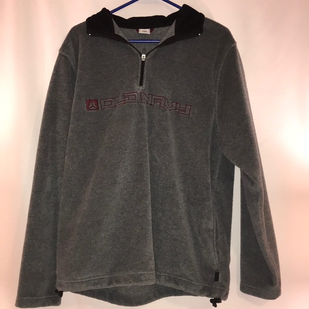 Gray Old Navy Quarter Zip